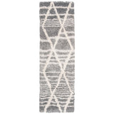 SAFAVIEH Handmade Casablanca Shag Jale Tribal Wool Rug