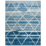 SAFAVIEH Handmade Casablanca Shag Jale Tribal Wool Rug