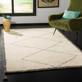 SAFAVIEH Handmade Casablanca Shag Oonagh Tribal Wool Rug