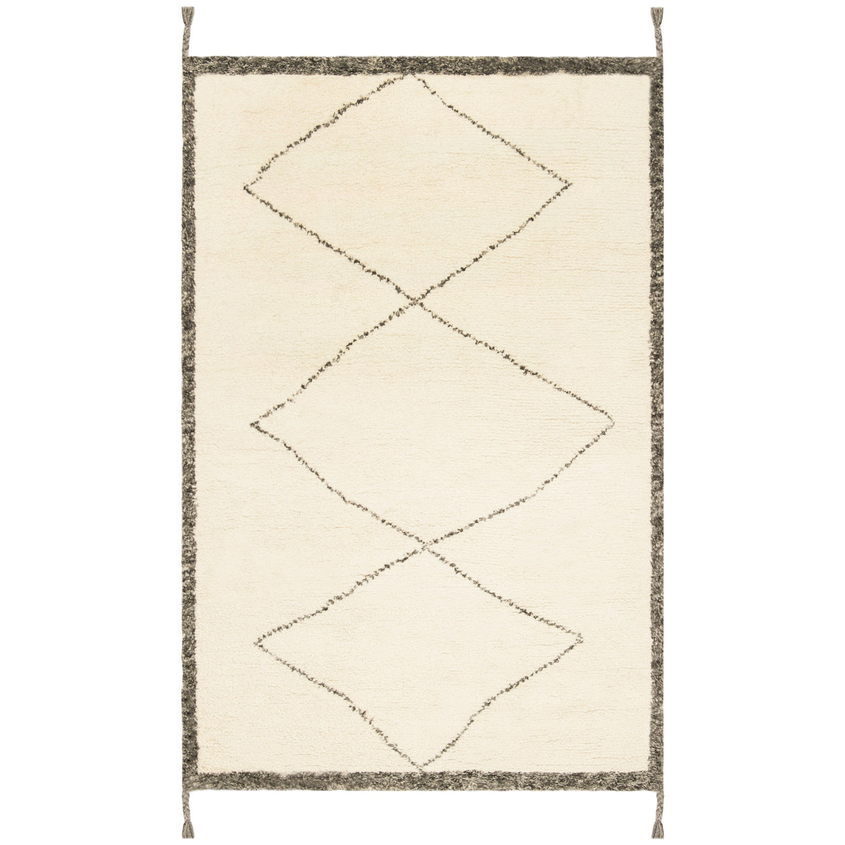 SAFAVIEH Handmade Casablanca Shag Oonagh Tribal Wool Rug