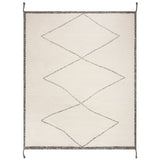 SAFAVIEH Handmade Casablanca Shag Oonagh Tribal Wool Rug