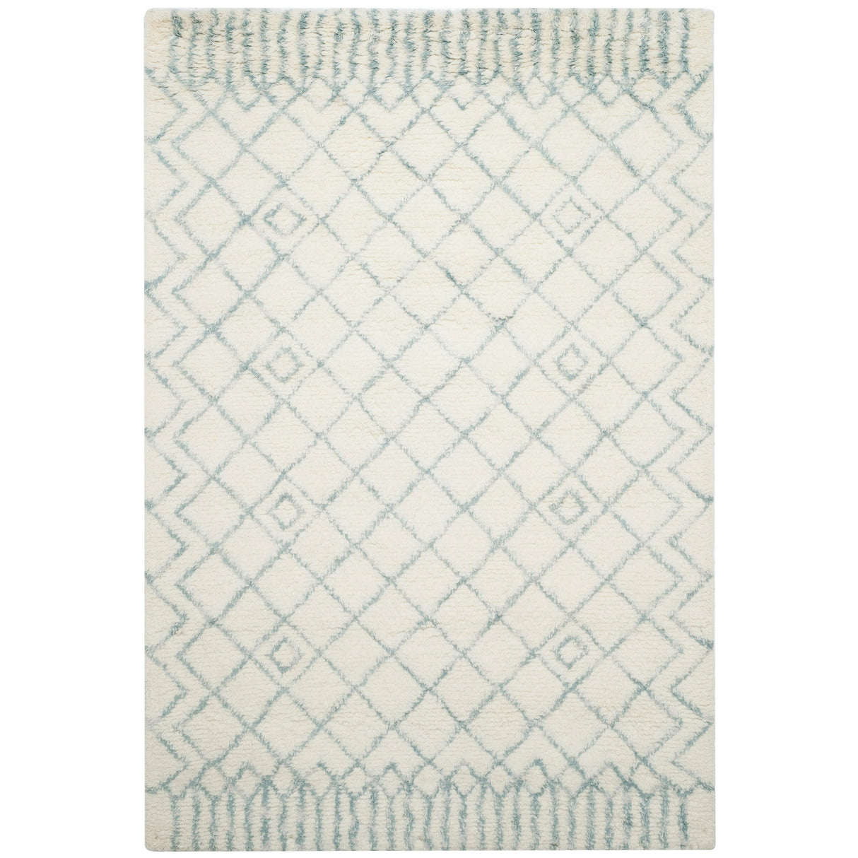 SAFAVIEH Handmade Casablanca Shag Ornella Tribal Wool Rug