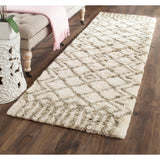 SAFAVIEH Handmade Casablanca Shag Ornella Tribal Wool Rug