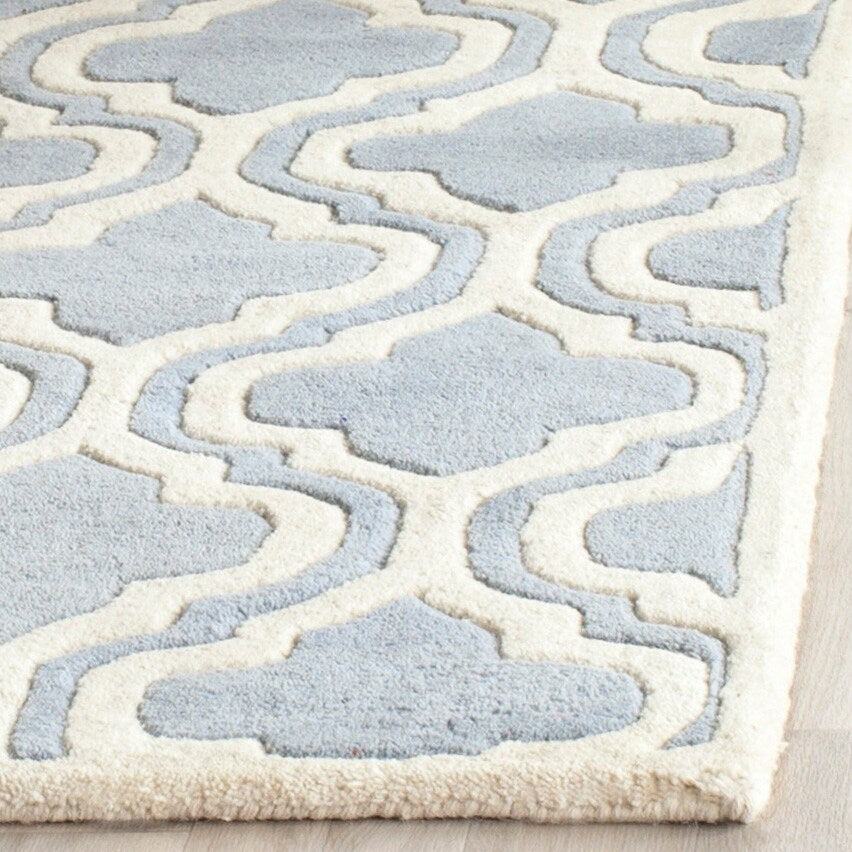 SAFAVIEH Handmade Chatham Sieghilde Modern Moroccan Wool Rug