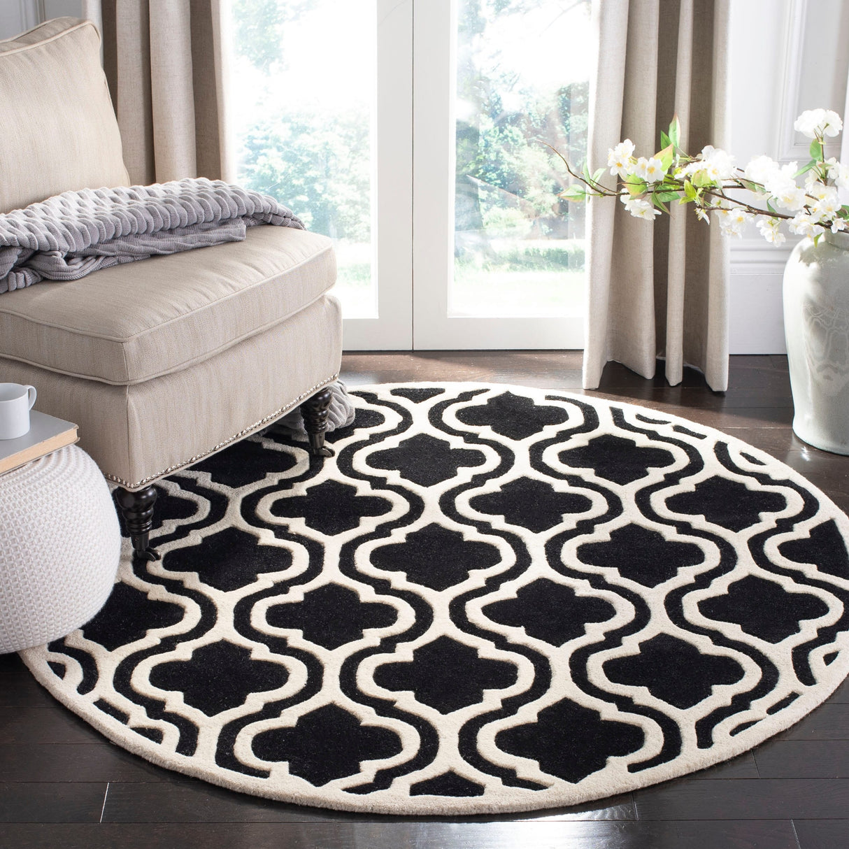 SAFAVIEH Handmade Chatham Sieghilde Modern Moroccan Wool Rug