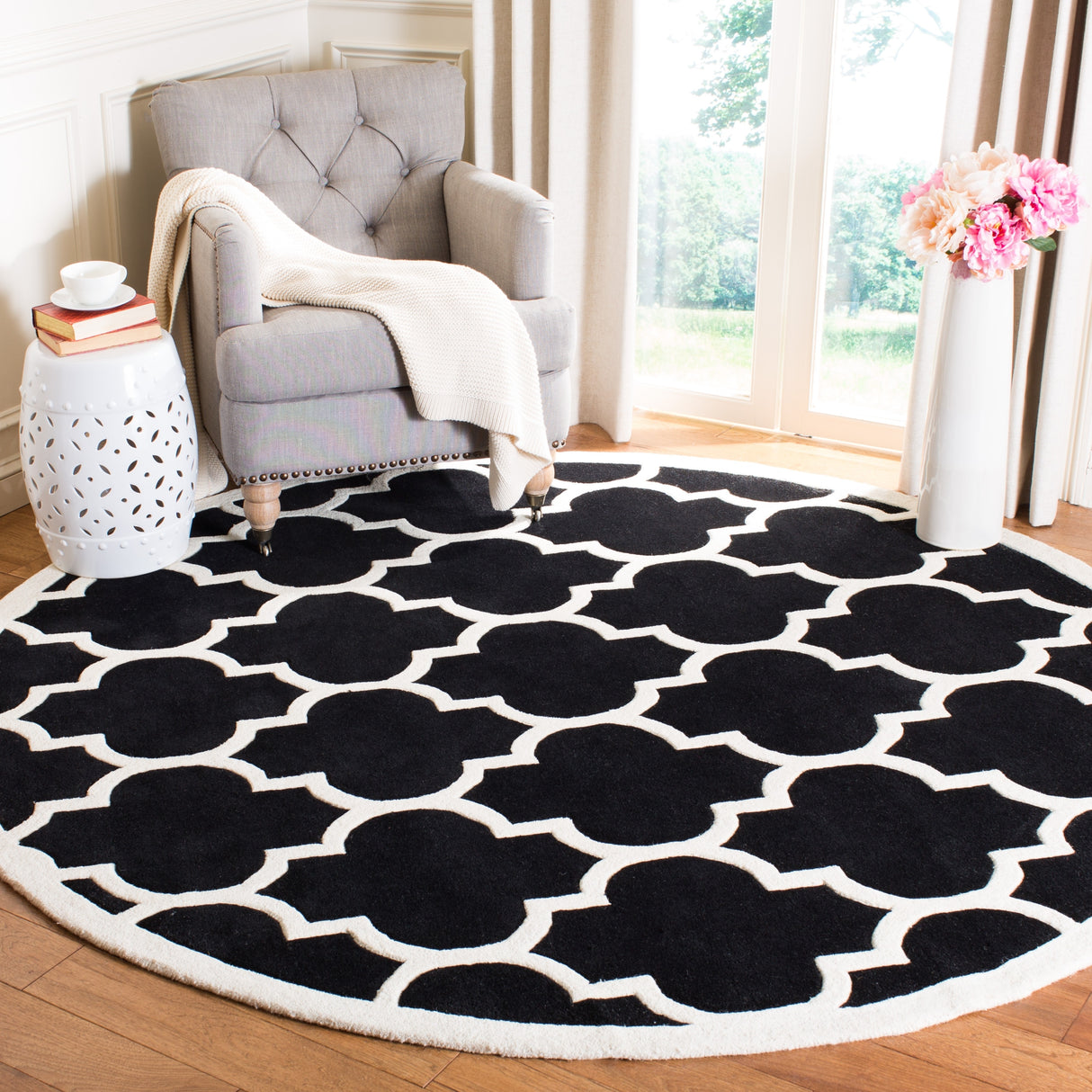 SAFAVIEH Handmade Chatham Vally Modern Moroccan Wool Rug