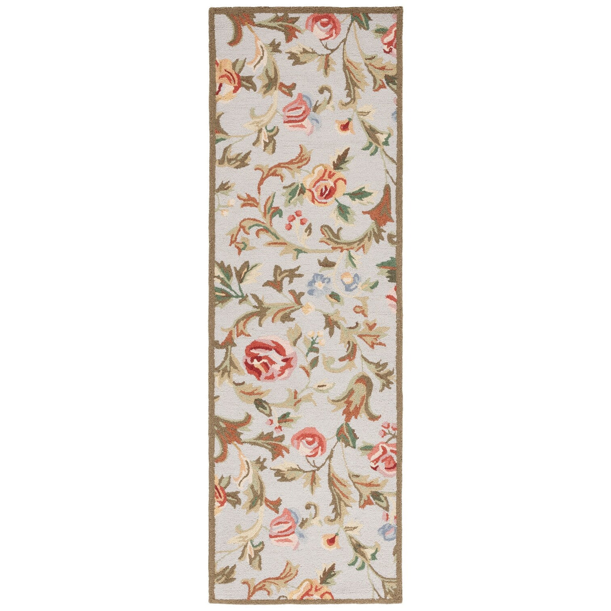 SAFAVIEH Handmade Chelsea Ageet French Country Floral Wool Rug