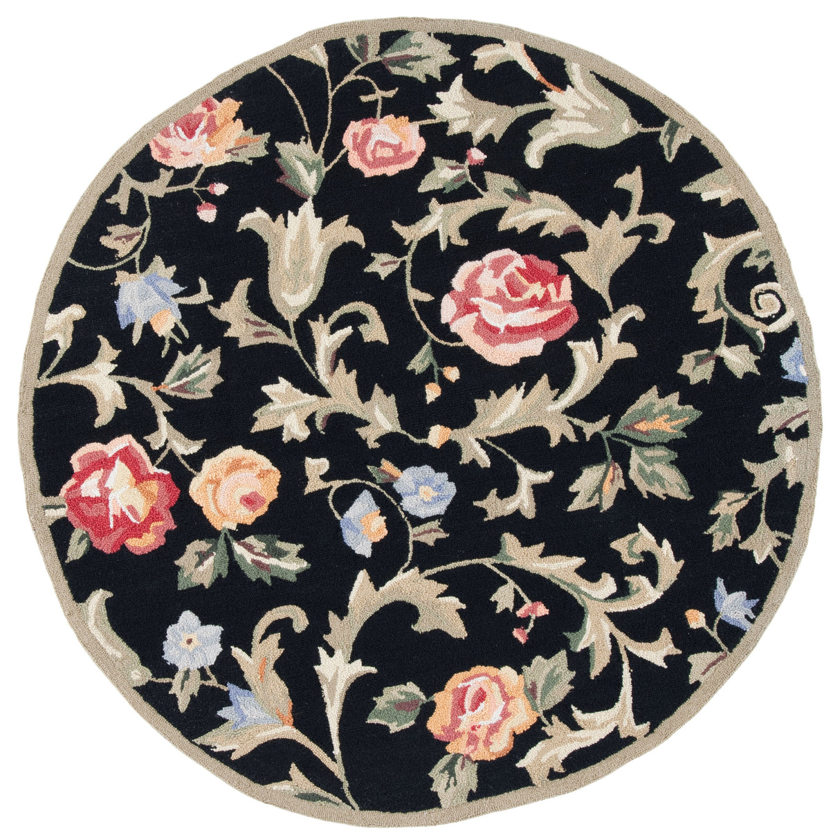 SAFAVIEH Handmade Chelsea Ageet French Country Floral Wool Rug