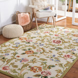 SAFAVIEH Handmade Chelsea Ageet French Country Floral Wool Rug