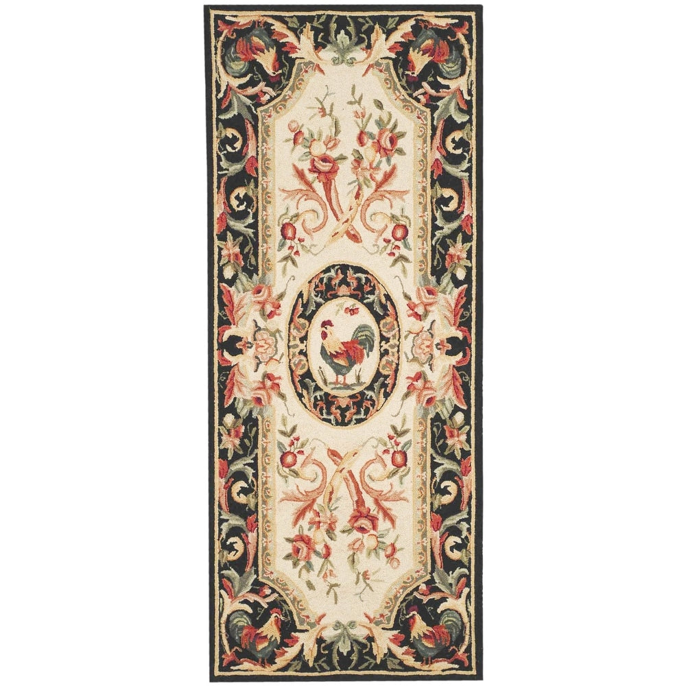 SAFAVIEH Handmade Chelsea Anni French Country Rooster Wool Rug