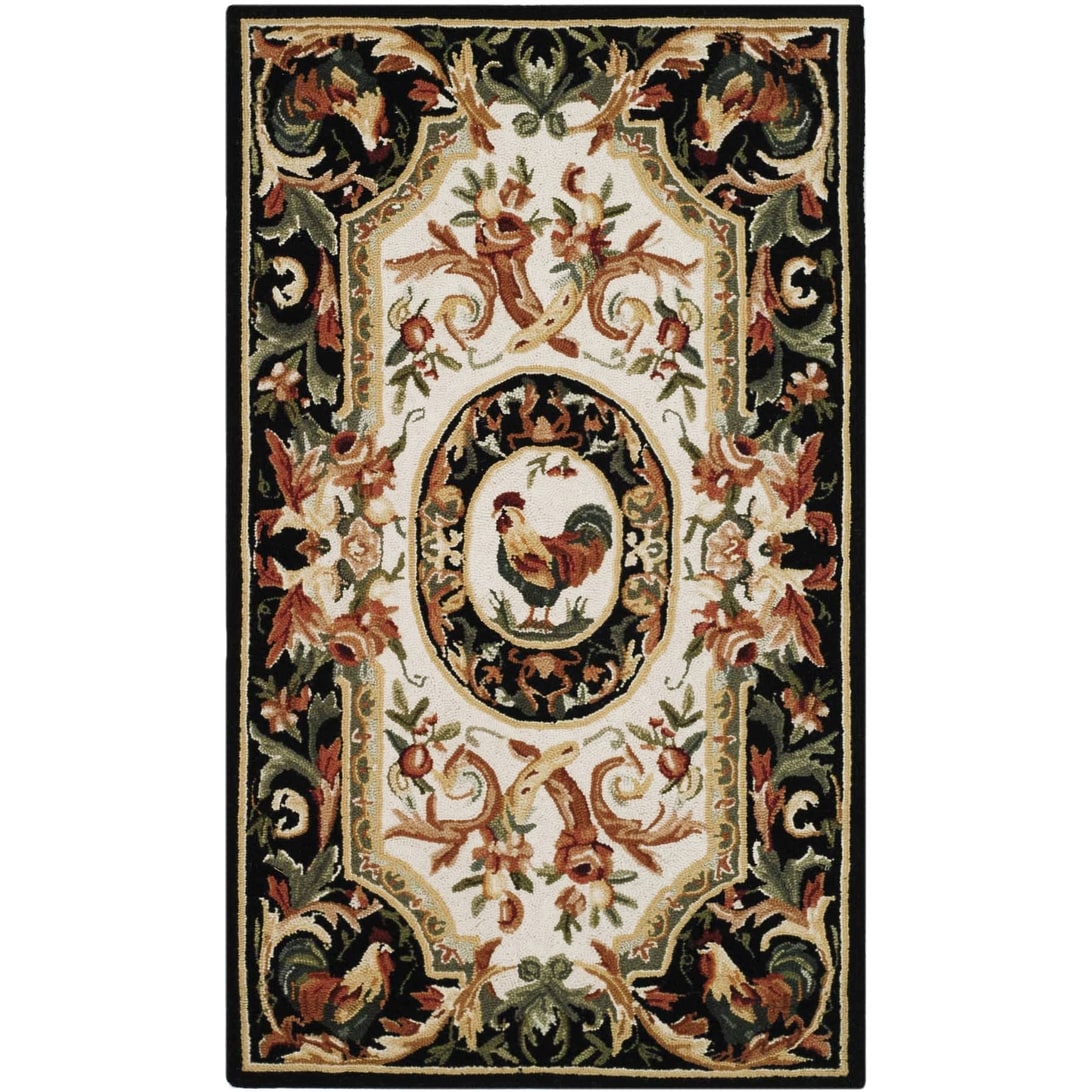 SAFAVIEH Handmade Chelsea Anni French Country Rooster Wool Rug