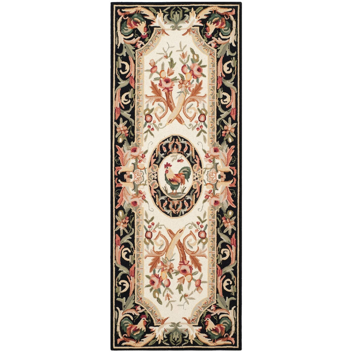 SAFAVIEH Handmade Chelsea Anni French Country Rooster Wool Rug