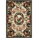 SAFAVIEH Handmade Chelsea Anni French Country Rooster Wool Rug