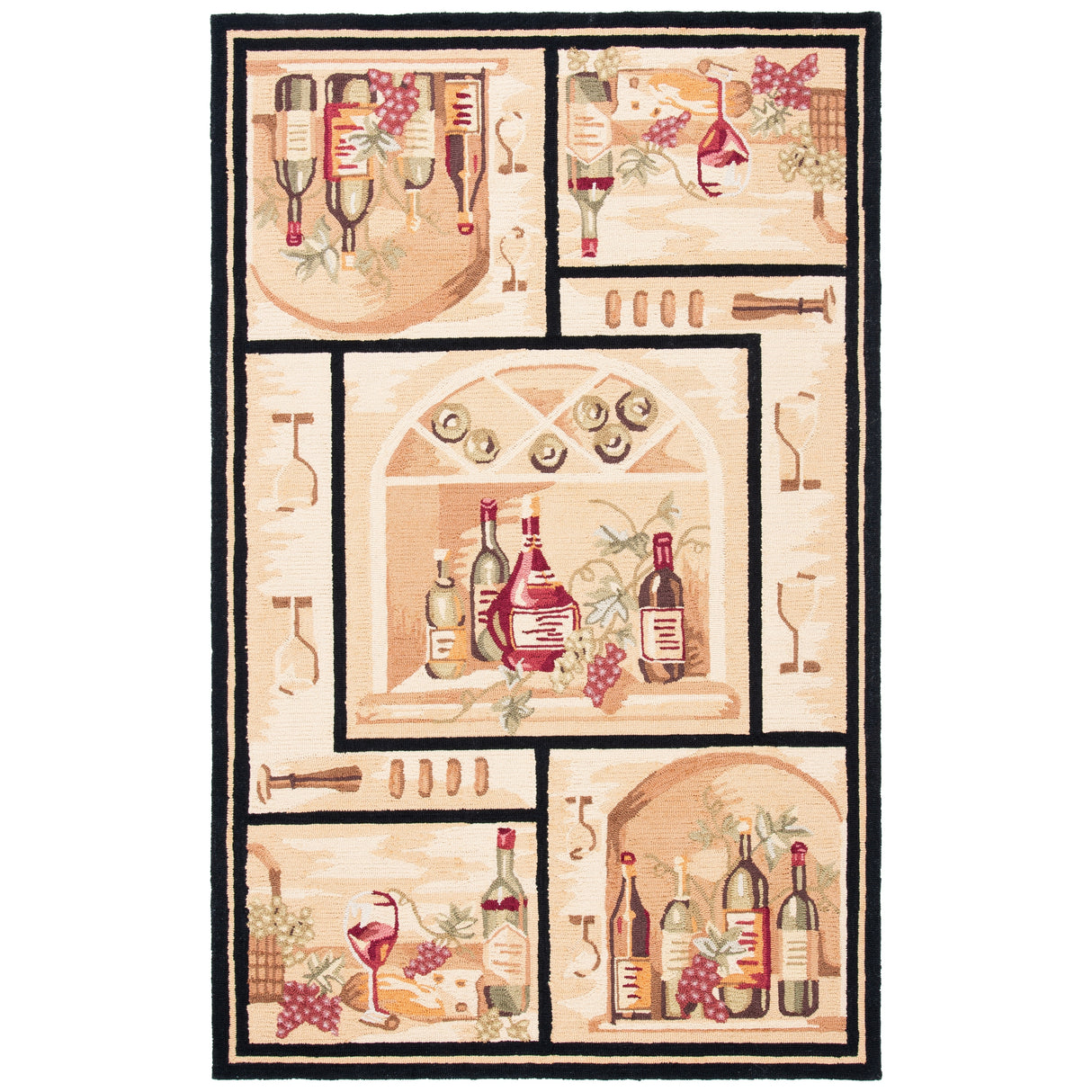 SAFAVIEH Handmade Chelsea Ardie French Country Wool Rug