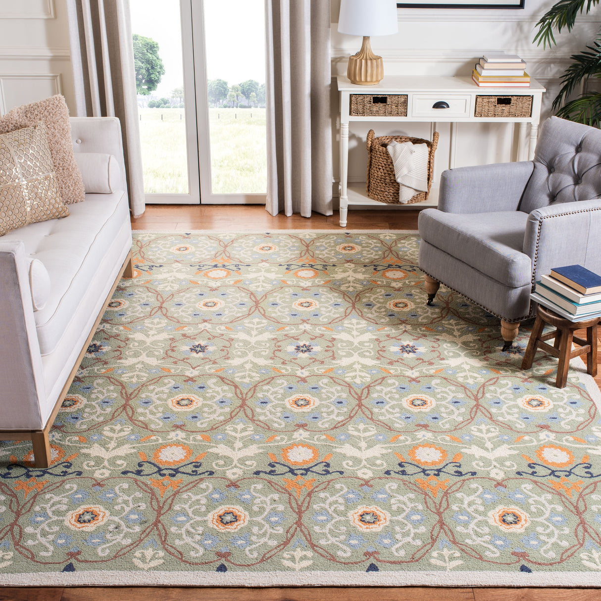 SAFAVIEH Handmade Chelsea Azar French Country Wool Rug