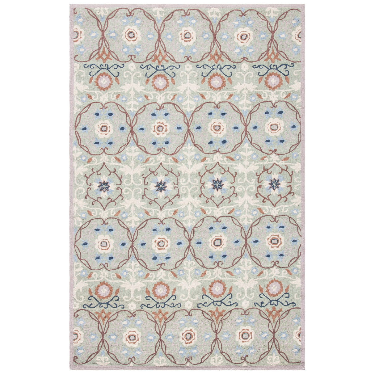 SAFAVIEH Handmade Chelsea Azar French Country Wool Rug