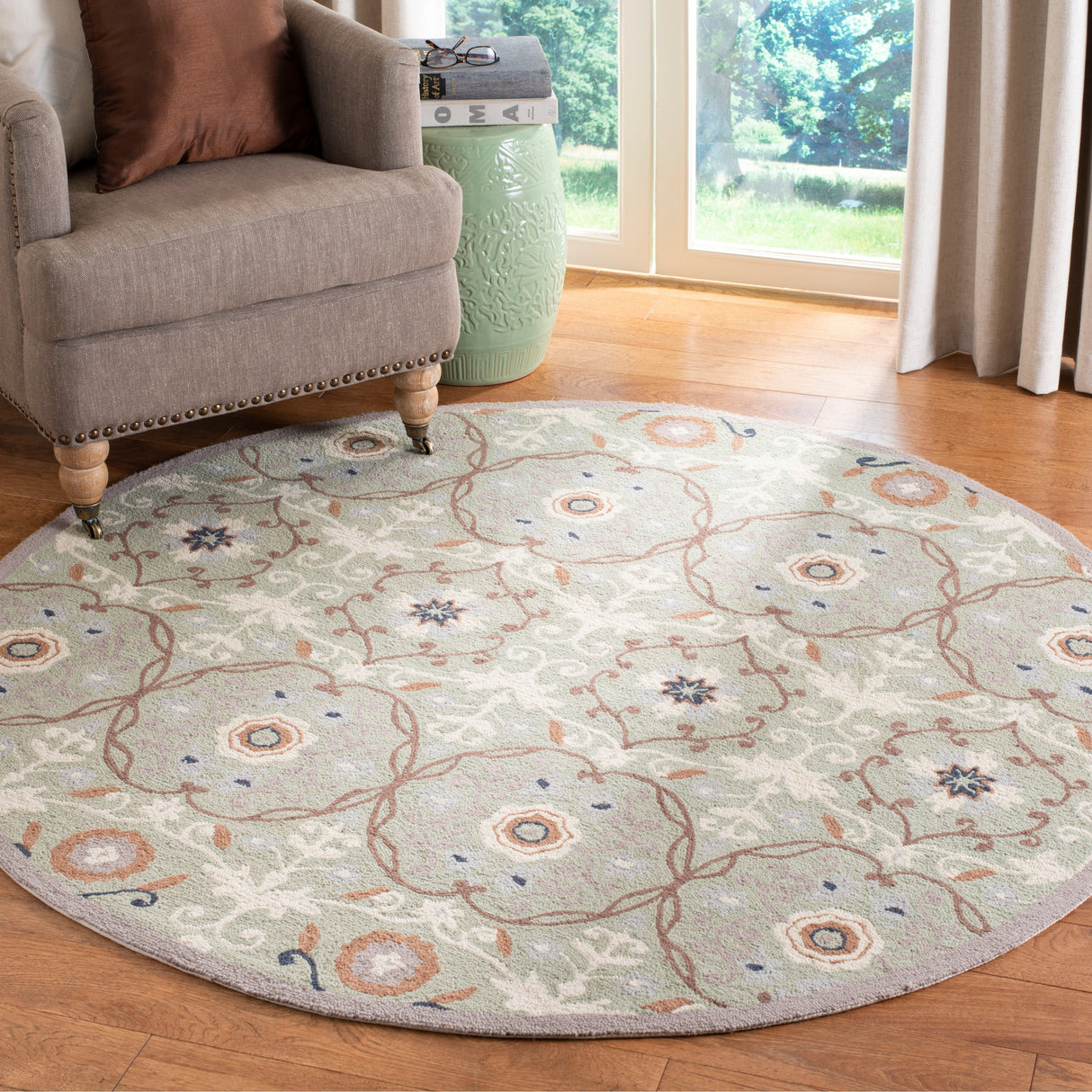 SAFAVIEH Handmade Chelsea Azar French Country Wool Rug