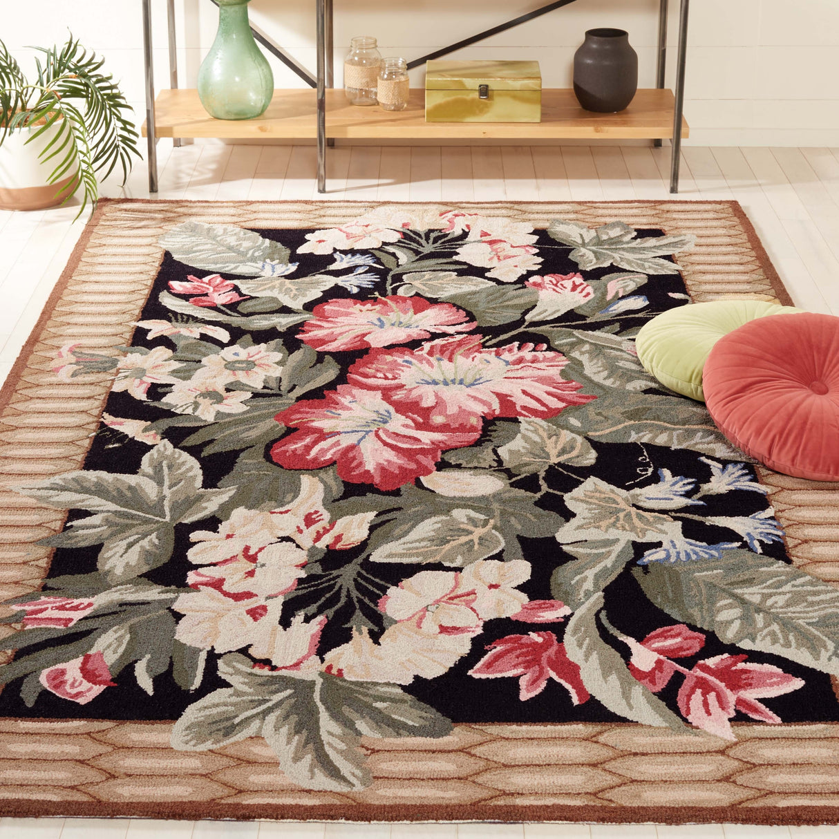 SAFAVIEH Handmade Chelsea Gottliebe French Country Wool Rug