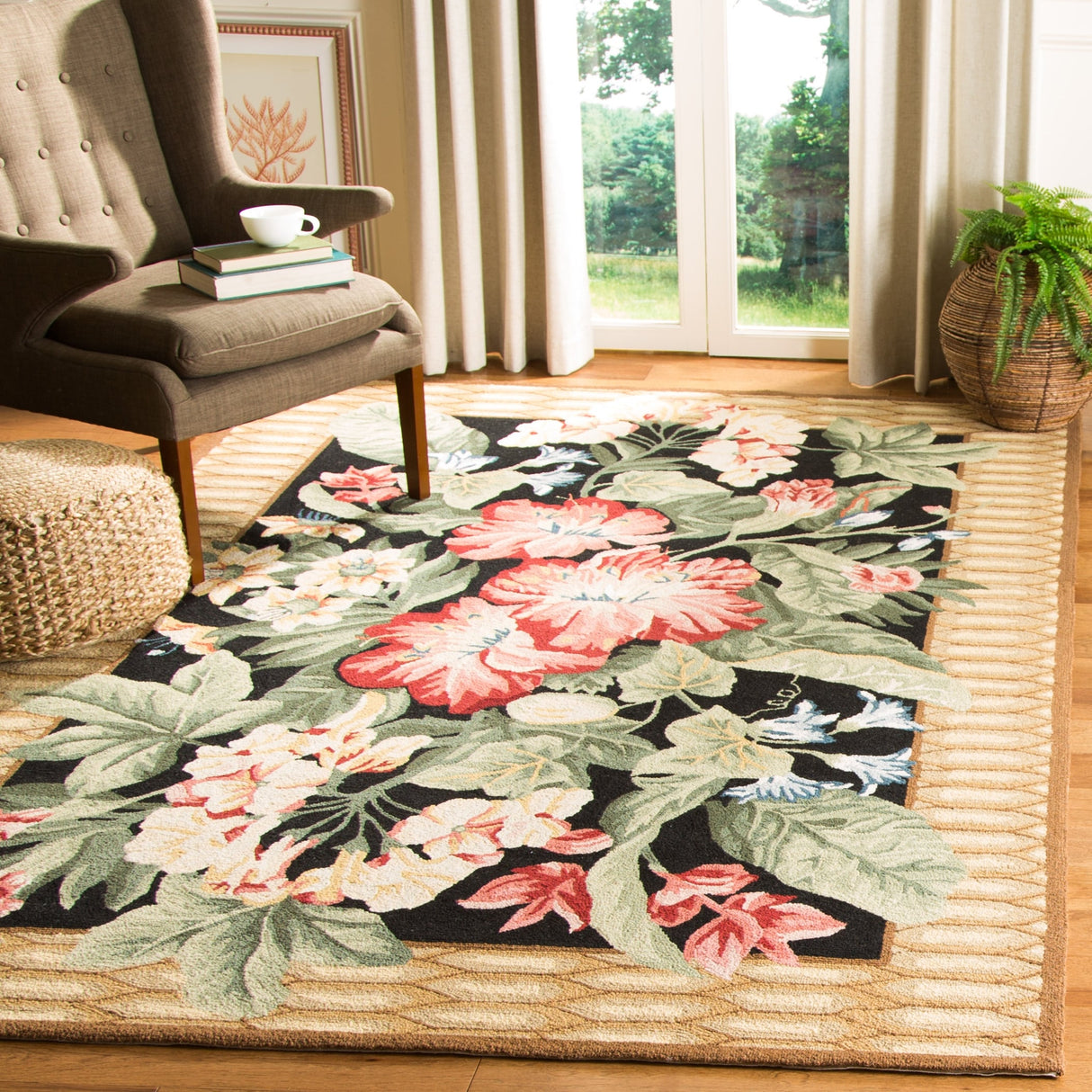 SAFAVIEH Handmade Chelsea Gottliebe French Country Wool Rug