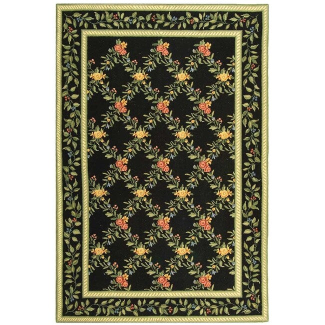 SAFAVIEH Handmade Chelsea Gulser Trellis French Country Wool Rug