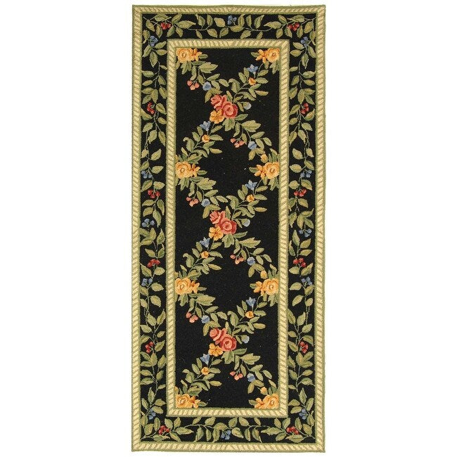 SAFAVIEH Handmade Chelsea Gulser Trellis French Country Wool Rug