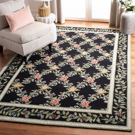 SAFAVIEH Handmade Chelsea Gulser Trellis French Country Wool Rug