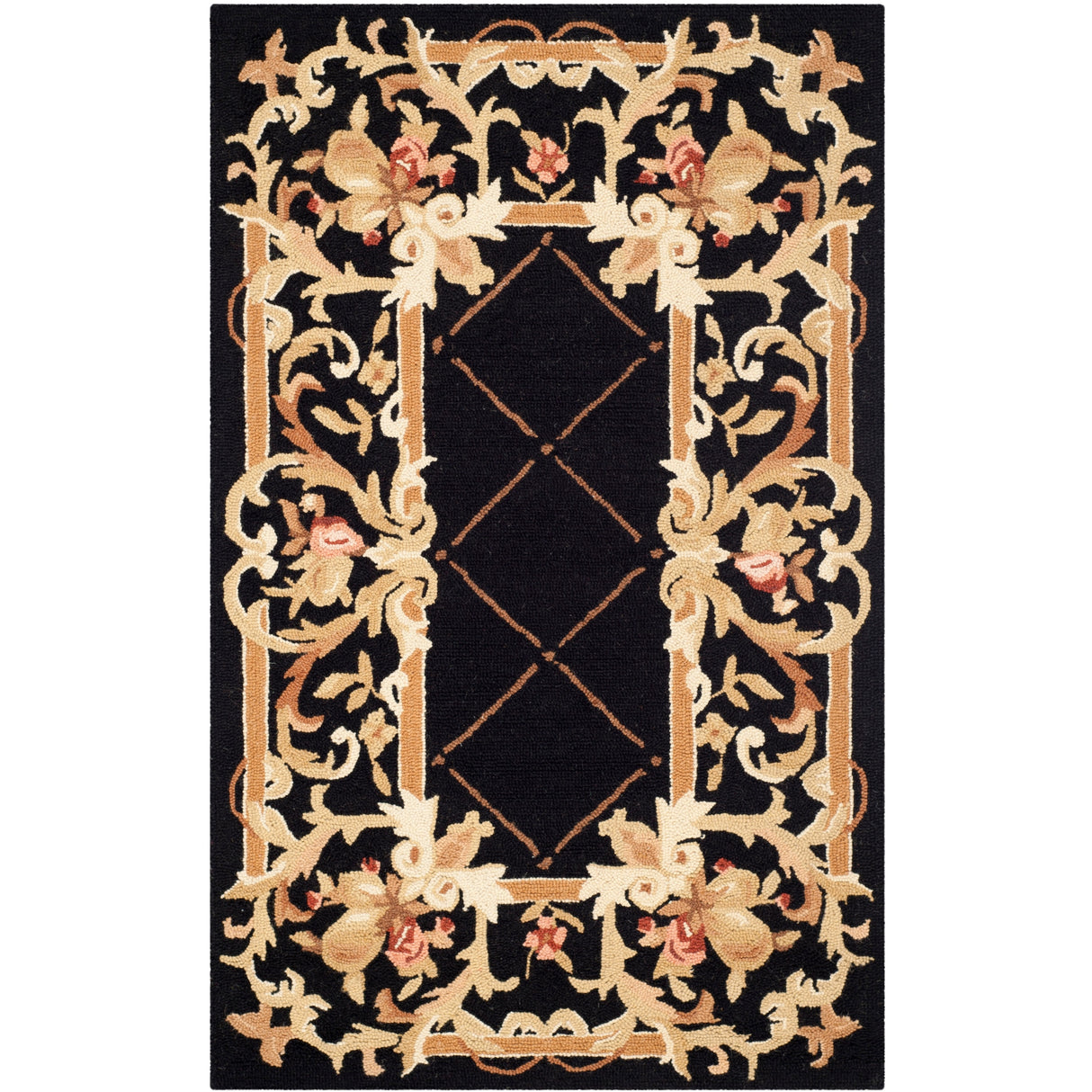 SAFAVIEH Handmade Chelsea Hasime French Country Wool Rug