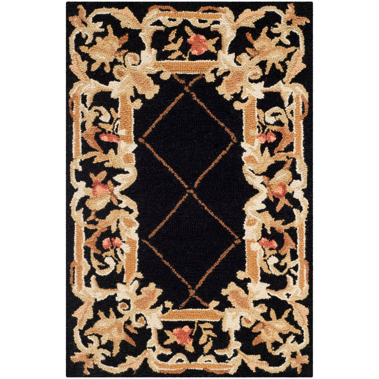 SAFAVIEH Handmade Chelsea Hasime French Country Wool Rug