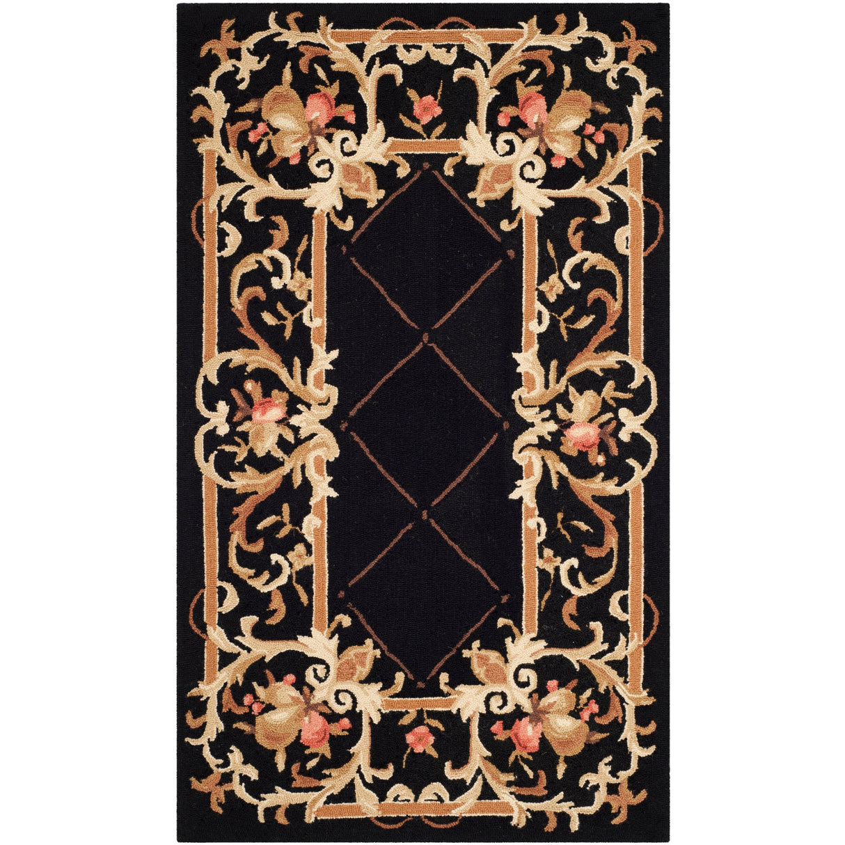 SAFAVIEH Handmade Chelsea Hasime French Country Wool Rug