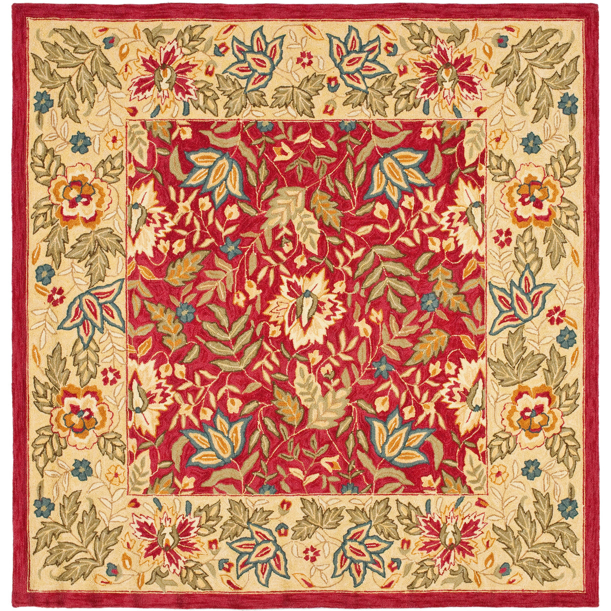 SAFAVIEH Handmade Chelsea Higinia French Country Wool Rug