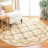 SAFAVIEH Handmade Chelsea Joffrette Trellis French Country Wool Rug