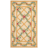 SAFAVIEH Handmade Chelsea Joffrette Trellis French Country Wool Rug