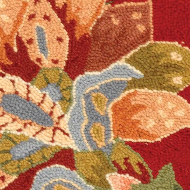 SAFAVIEH Handmade Chelsea Klavdia French Country Floral Wool Area