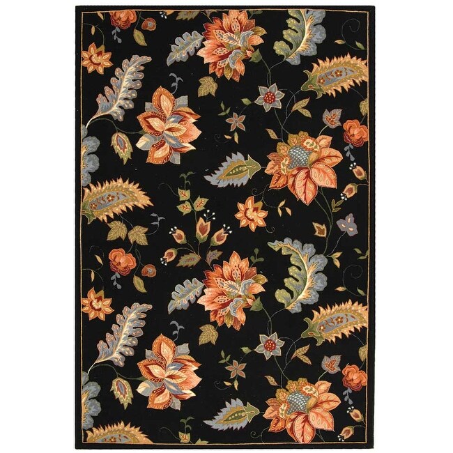 SAFAVIEH Handmade Chelsea Klavdia French Country Floral Wool Area