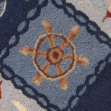 SAFAVIEH Handmade Chelsea Laurenzia French Country Nautical Wool Rug