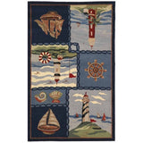 SAFAVIEH Handmade Chelsea Laurenzia French Country Nautical Wool Rug