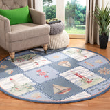 SAFAVIEH Handmade Chelsea Laurenzia French Country Nautical Wool Rug