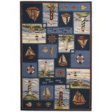 SAFAVIEH Handmade Chelsea Laurenzia French Country Nautical Wool Rug