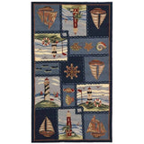 SAFAVIEH Handmade Chelsea Laurenzia French Country Nautical Wool Rug