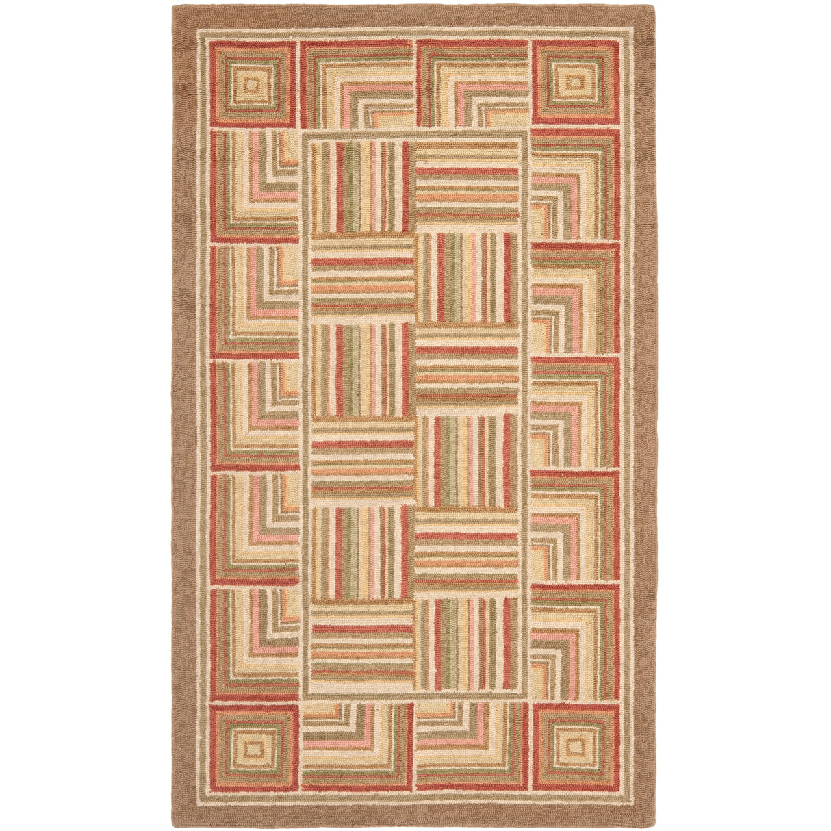 SAFAVIEH Handmade Chelsea Nayeli French Country Wool Rug