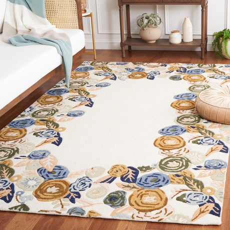 SAFAVIEH Handmade Chelsea Pietie French Country Floral Wool Rug