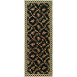 SAFAVIEH Handmade Chelsea Ribbon & Pearl Stripe French Country Wool Rug