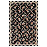 SAFAVIEH Handmade Chelsea Ribbon & Pearl Stripe French Country Wool Rug