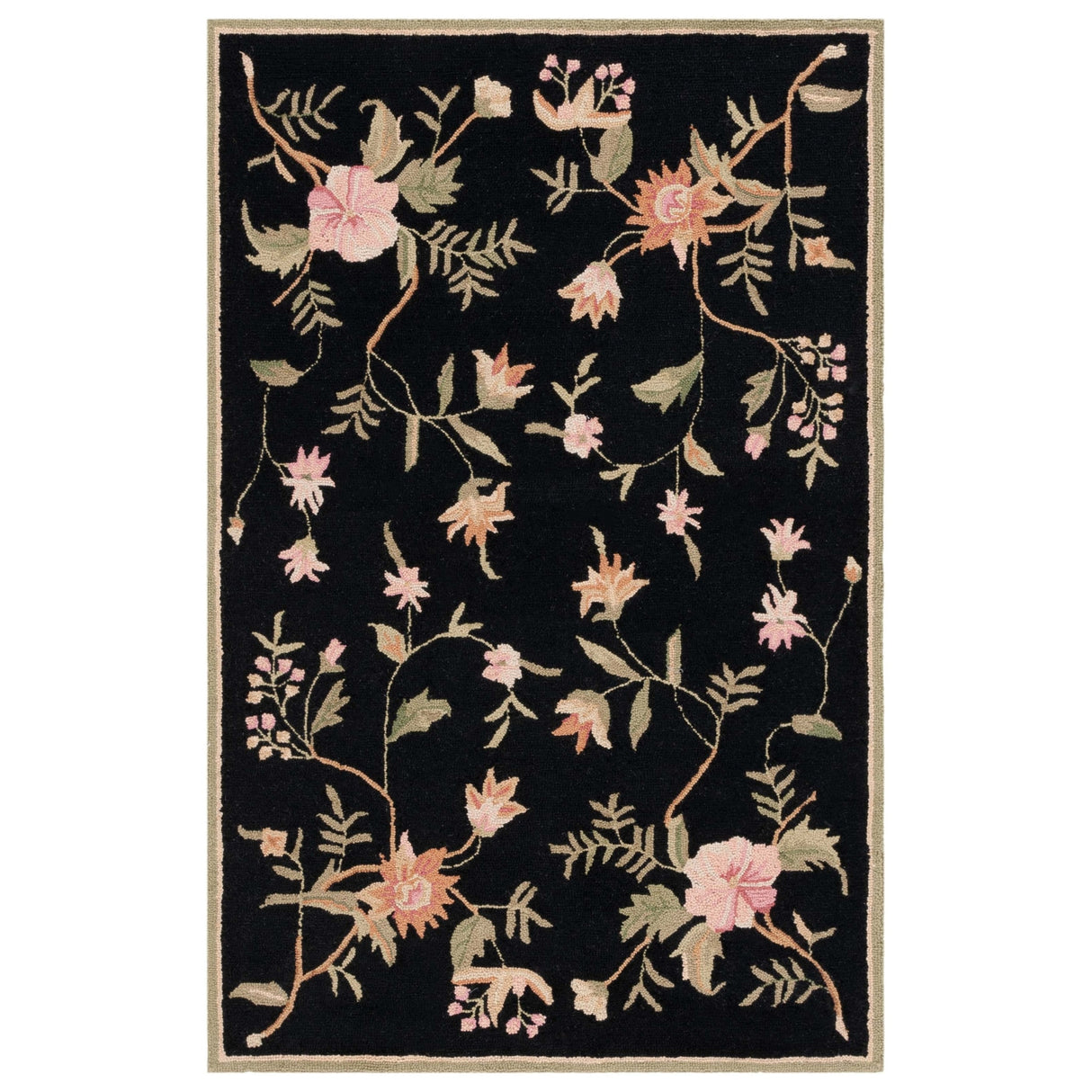 SAFAVIEH Handmade Chelsea Rodovica Floral French Country Wool Rug