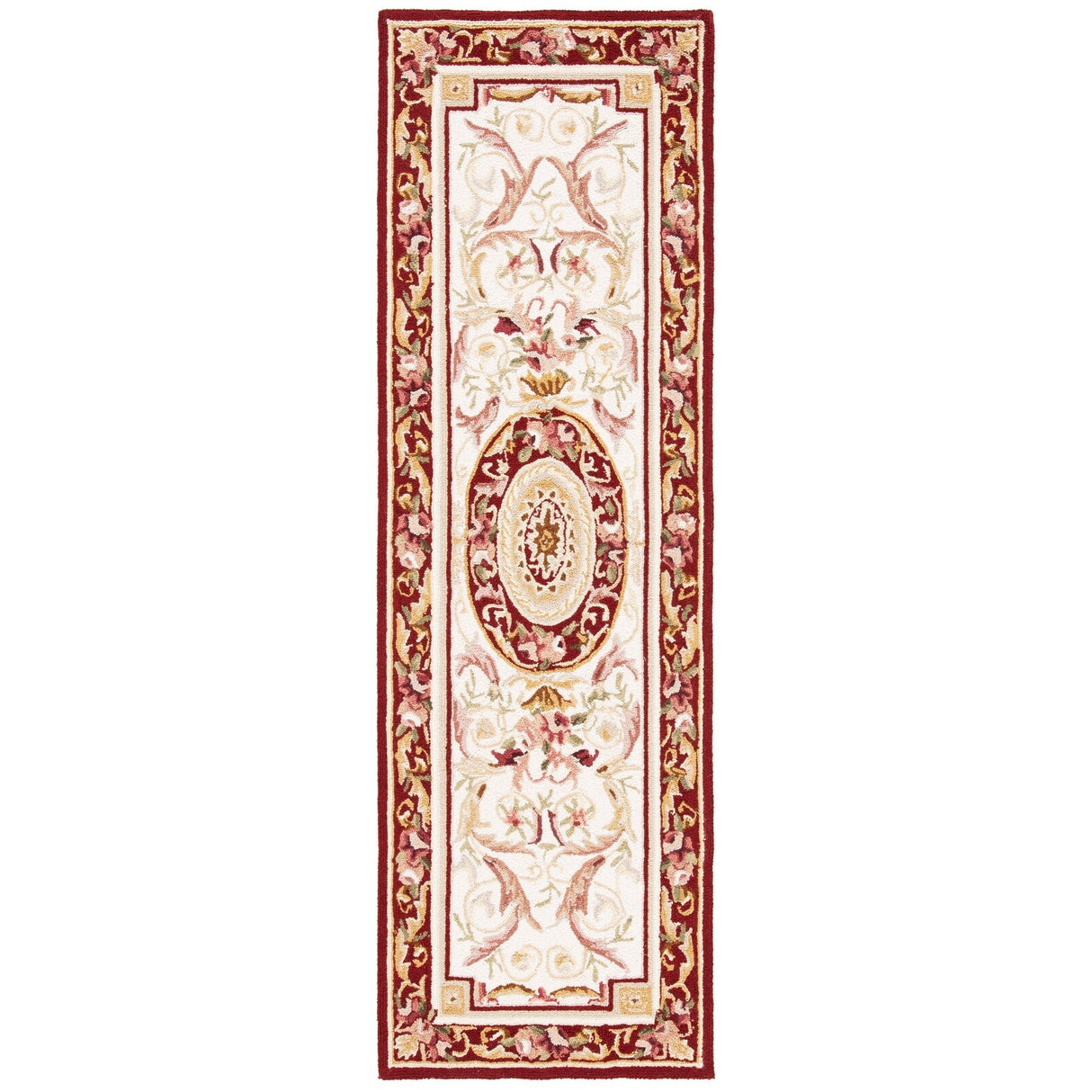 SAFAVIEH Handmade Chelsea Sangita French Country Wool Rug