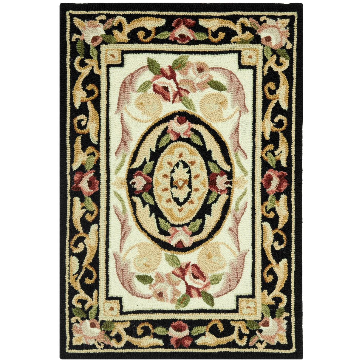 SAFAVIEH Handmade Chelsea Sangita French Country Wool Rug