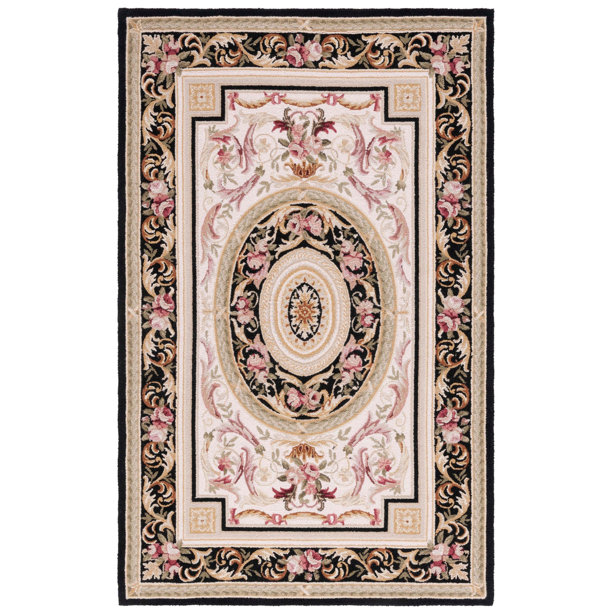 SAFAVIEH Handmade Chelsea Sangita French Country Wool Rug