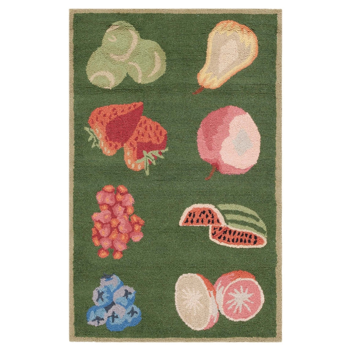 SAFAVIEH Handmade Chelsea Sefkije French Country Fruit Wool Rug