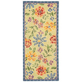 SAFAVIEH Handmade Chelsea Sprig French Country Floral Wool Rug