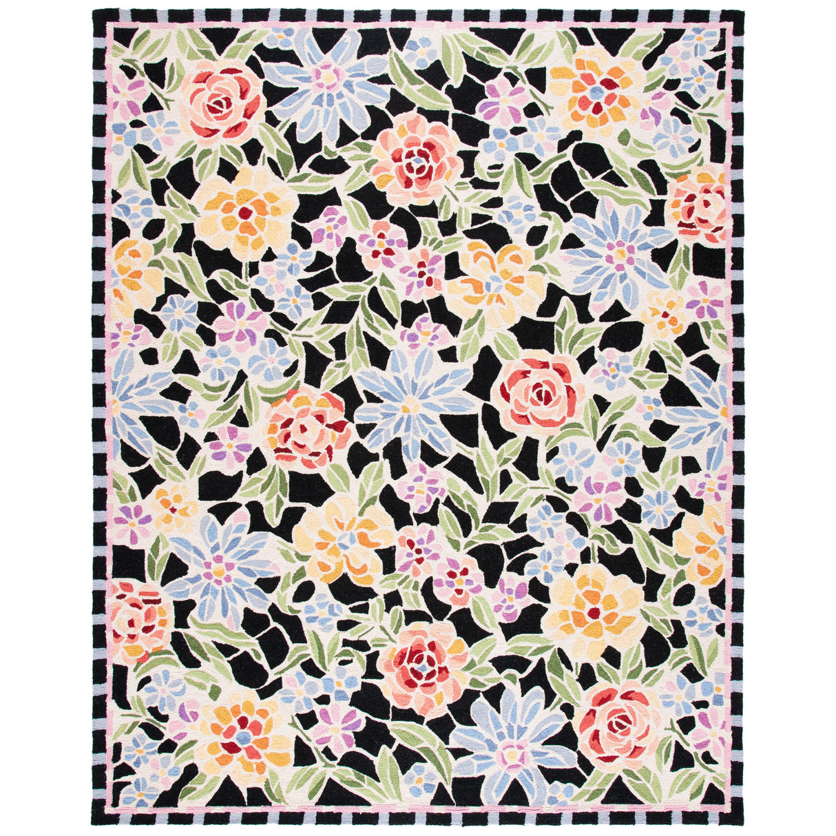 SAFAVIEH Handmade Chelsea Sprig French Country Floral Wool Rug